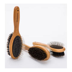 Pet Double-Sided Brush Comb Stainless Steel Needle Bristles Hair Brush Grooming Competition Vacation Cat Dog TLK23131