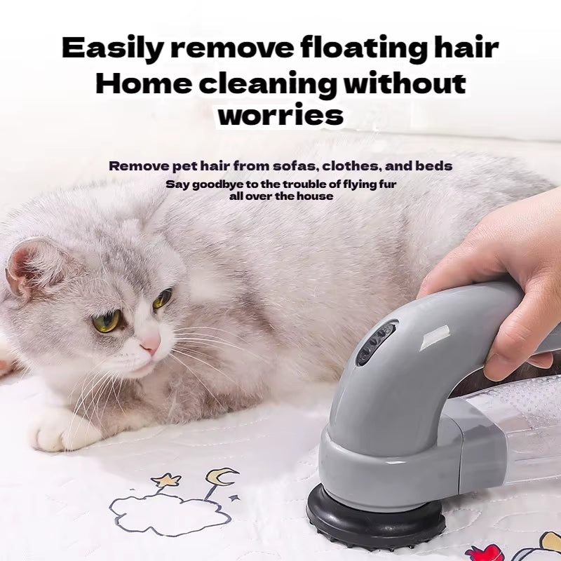 Portable Cat and Dog Hair Vacuum And Electric Massage - Dual Purpose, Cleaner And Massager