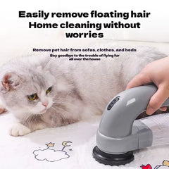 Portable Cat and Dog Hair Vacuum And Electric Massage - Dual Purpose, Cleaner And Massager