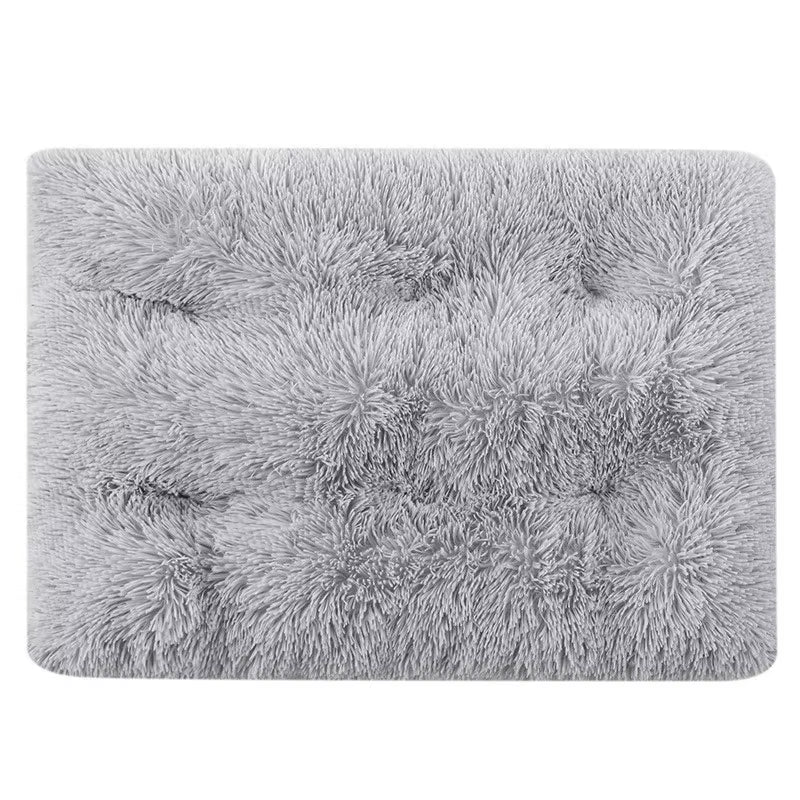 Premium Plush Washable Pet Bed Mat for Cats and Dogs - Thick and Cozy Cushion for Medium to Large Pets