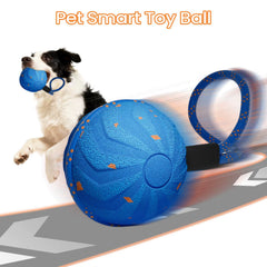 Interactive Dog Ball Smart Waterproof Bouncing Moving Dog Ball Pet Toys for Enrichment Stimulation Busy Exercise Fetch Puppy