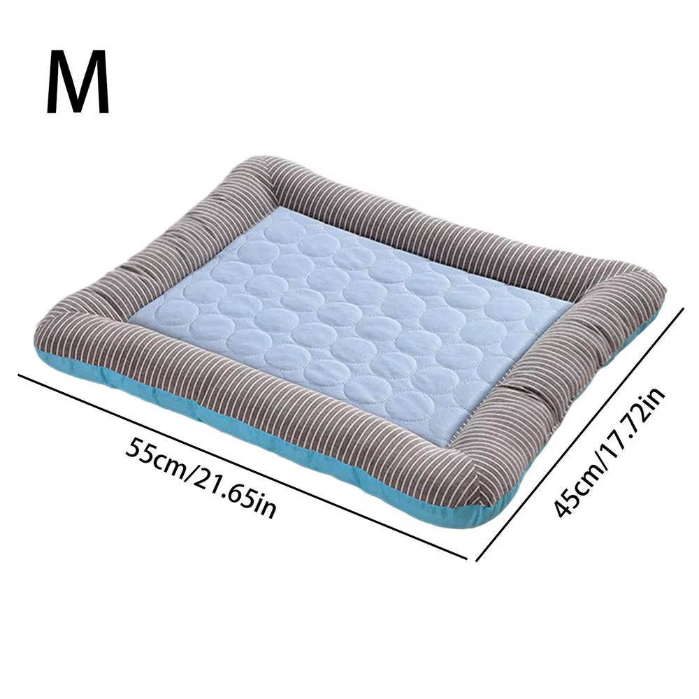 Cooling Mat for Dogs and Cats - Soft, Breathable Ice Silk Pet Blanket for Summer Comfort