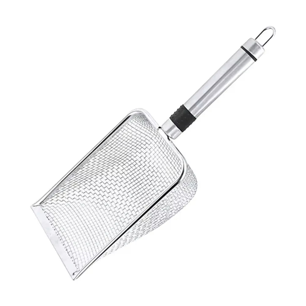 Cat Litters Shovel - Stainless Steel With Perforated Design