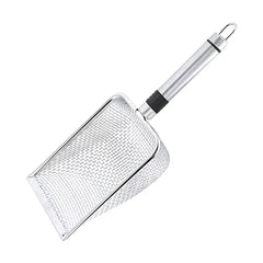 Cat Litters Shovel - Stainless Steel With Perforated Design