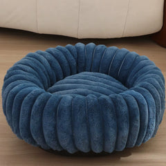 40-70Cm Pets Bed Winter Keep Warm Fluffy Pets Dogs Beds Large round Super Warm Soft Cat House Plush Cat Nest Winter Big Bed