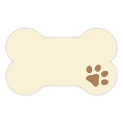 VIKAMA Pet Placenta Rice Bowl Dog Bowl Water-Absorbing Anti-Slip and Easy-To-Maintain Floor Mat Cat Food and Dog Food Mat