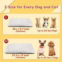 Pet Quick Warm up Snowflake Fleece Material Bed - Washable