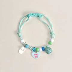 Pet Beaded Necklace Accessories, Skin-Friendly Rope Neck Collar, Dog and Cat Bell Collar to Prevent Getting Lost