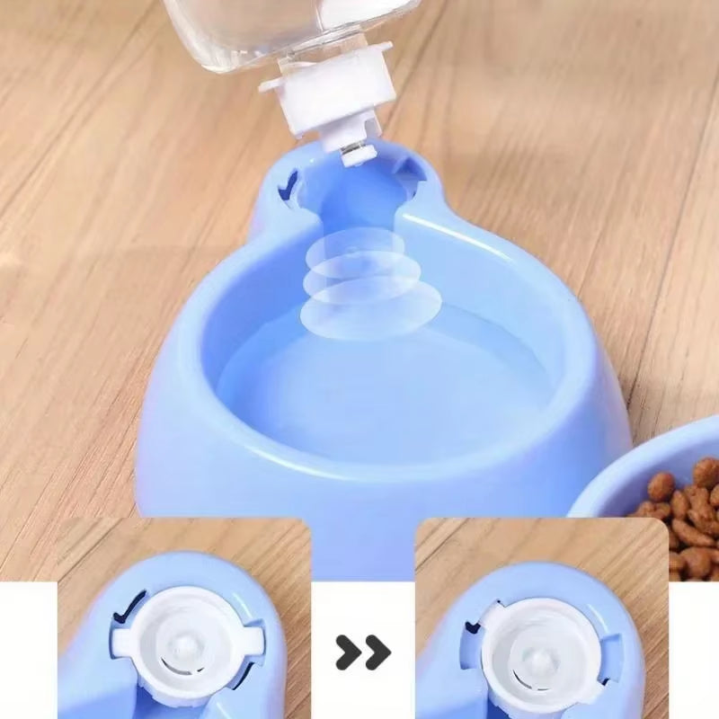 Mushroom Automatic Pet Feeder & Waterer - Cute Large Capacity Set