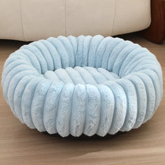 40-70Cm Pets Bed Winter Keep Warm Fluffy Pets Dogs Beds Large round Super Warm Soft Cat House Plush Cat Nest Winter Big Bed