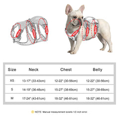 Escape-Proof Nylon Dog Harness with Lifting Handle - Reflective Padded Pet Vest - Adjustable Safety Harness for Small, Medium, and Large Dogs