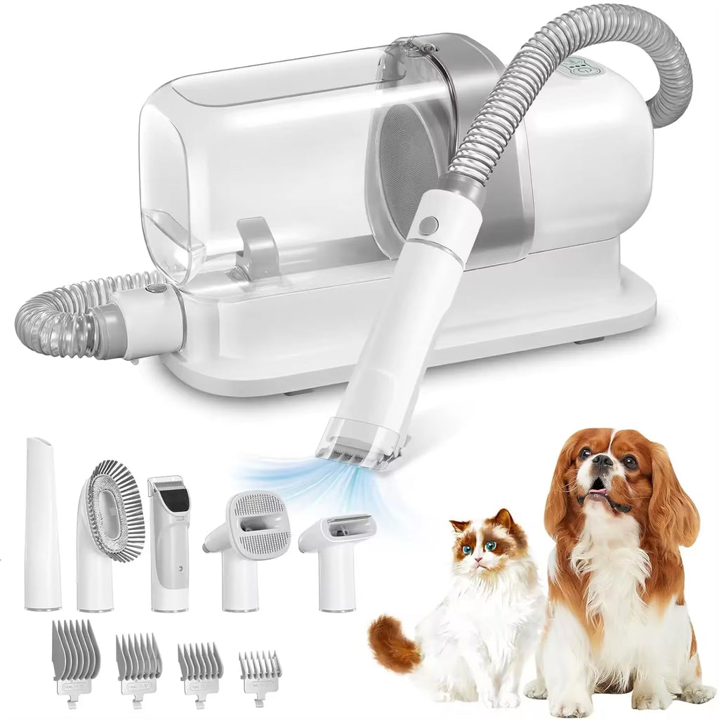 Professional Dog Grooming Vacuum and Pet Grooming Kit with 2.3L Capacity for Efficient Pet Hair Removal