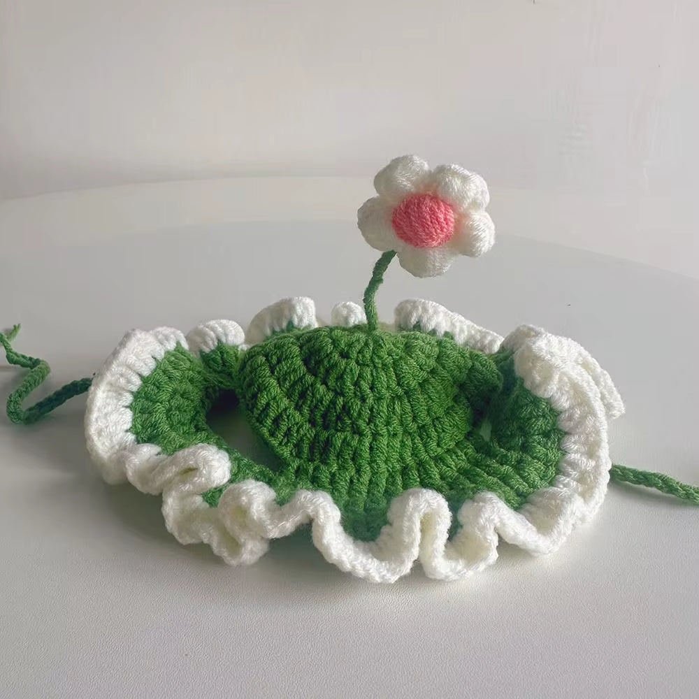 Adjustable Knitted Cute Cat Hat