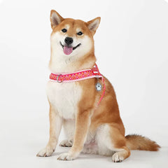 Dog Harness Fashion Printed Saddle, Soft Adjustable No-Pull Padded Vest with Handle for Pet All Breeds