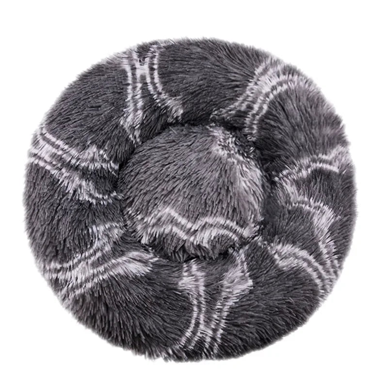 Cats Plush Bed Round - For Soft And Warm Sleep