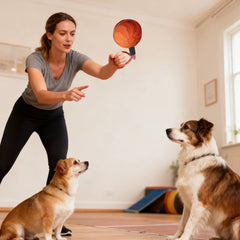 Interactive Dog Ball Smart Waterproof Bouncing Moving Dog Ball Pet Toys for Enrichment Stimulation Busy Exercise Fetch Puppy