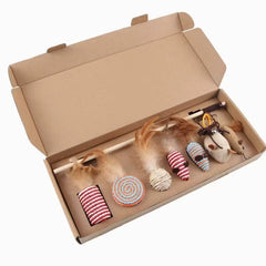 7-in-1 Cat Rope Toy Set – Interactive Chew, Chase 