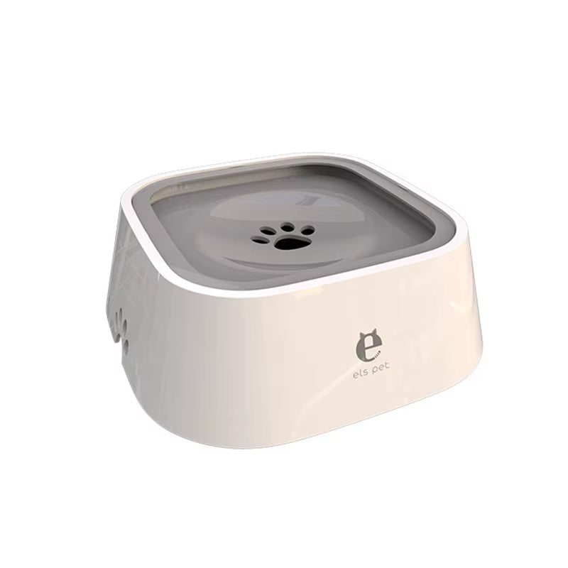 Pet Fountain with Anti-Overflow and Slow Water Feeding Features for Cats and Dogs