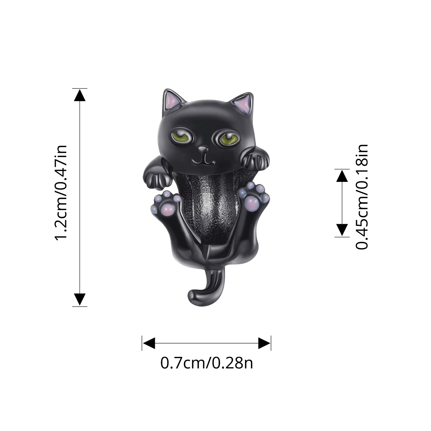 Cat Shaped Pendants For Bracelet & Necklace