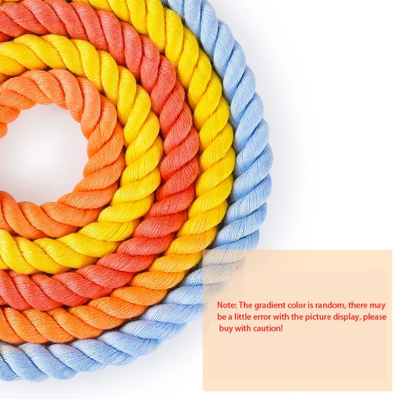 Rainbow Dog Collar Pet Puppy Walking Training Dog Collar with Metal Buckle for Large Medium Small Strap Belt Cotton Dogs Collar