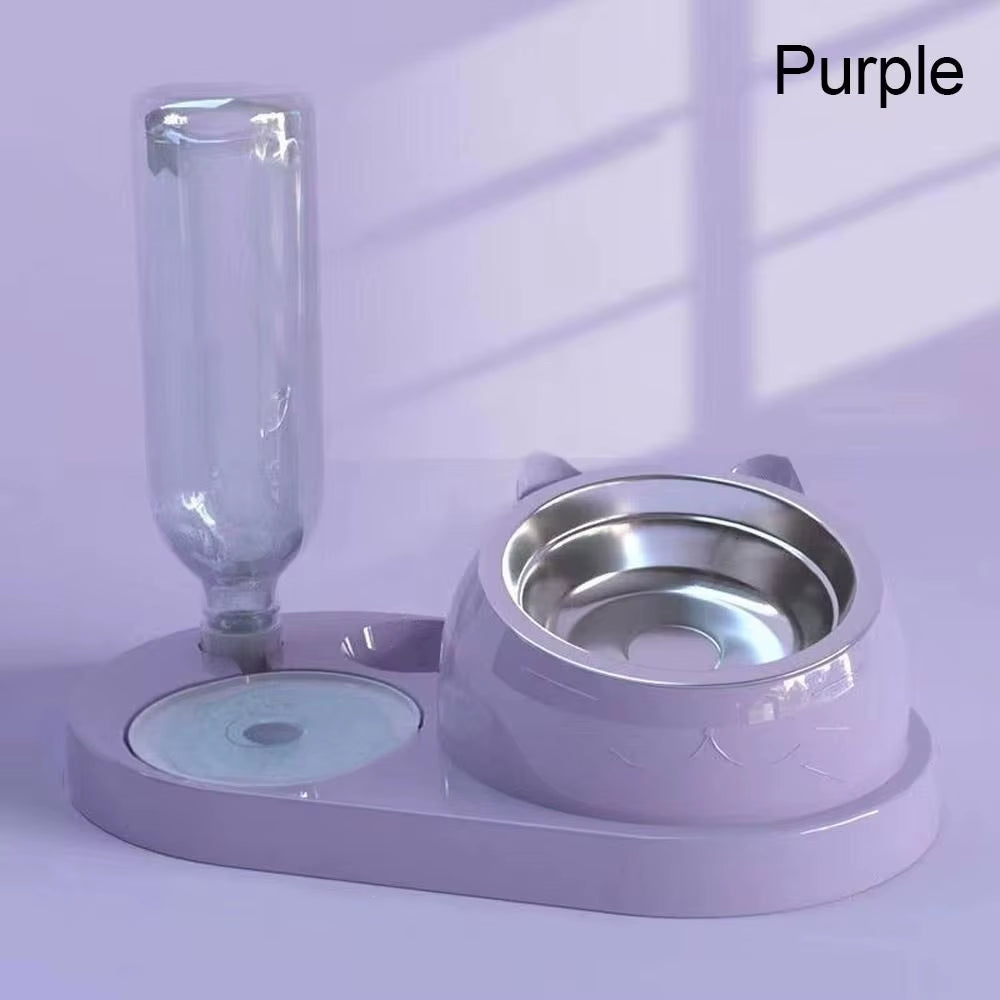 Food Container with Water Feeder 2-In-1