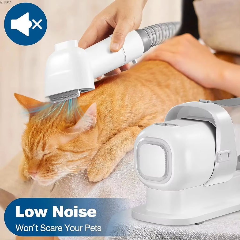 Professional Dog Grooming Vacuum and Pet Grooming Kit with 2.3L Capacity for Efficient Pet Hair Removal