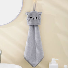 Cat Face Bathroom Hand Towel