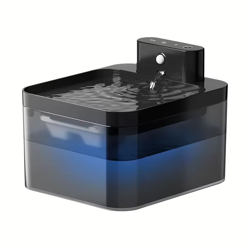 2.2L Wireless Automatic Pet Water Dispenser Rechargeable Cat Indoor Fountain Dispenser with 2600Mah Infrared Sensor for Dog Cat