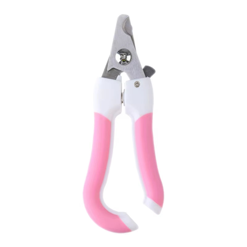 Stainless Steel Professional Pet Nail Clipper - Ergonomic Dog and Cat Nail Trimmer for Efficient Grooming