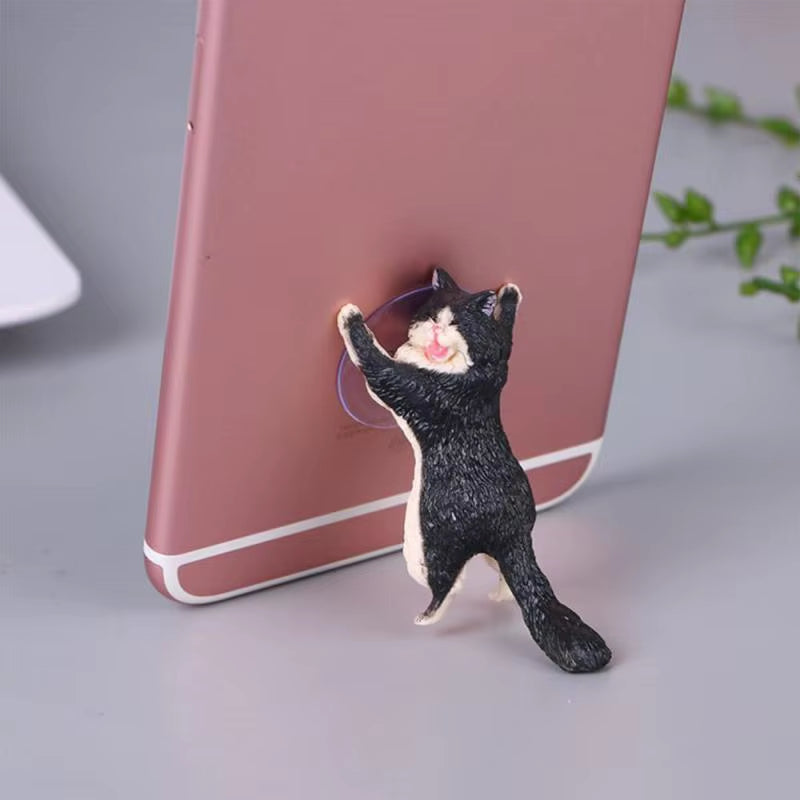 Cute Cat Cartoon Cell Phone Holder
