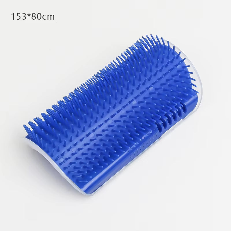 Cat Massage and Grooming Tool - Self-Cleaning Hair Removal Brush for Cats