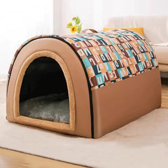 Large Dog House - Think Insulated Material With Removable Roof 2 in 1