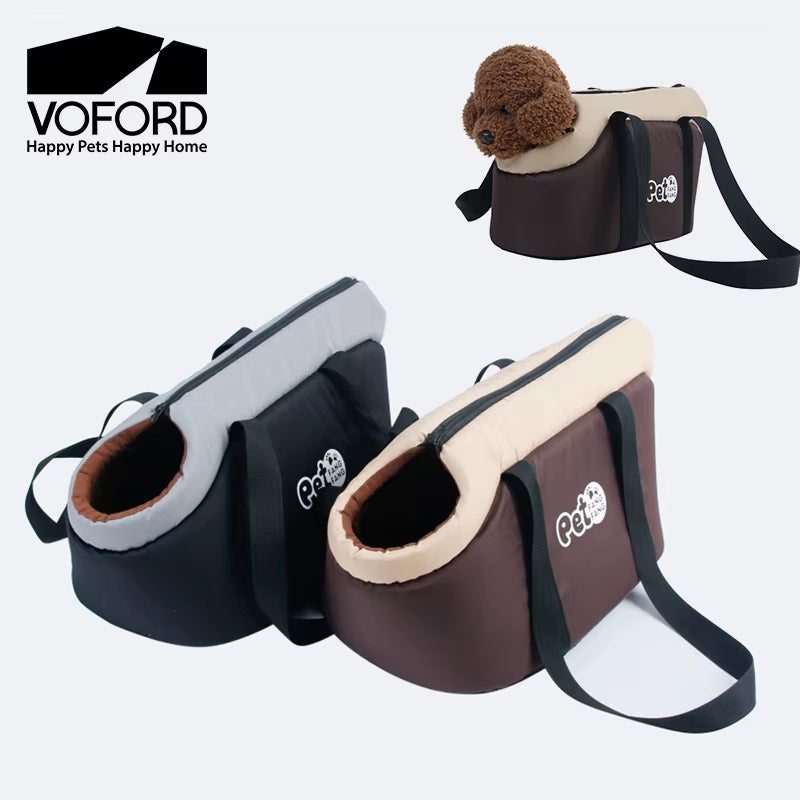 Pet Bag Soft-Sided Adjustable Fabric Interior Pad Carrier Tote for Pet Cat Carrier Outgoing Travel Breathable Pets Handbag