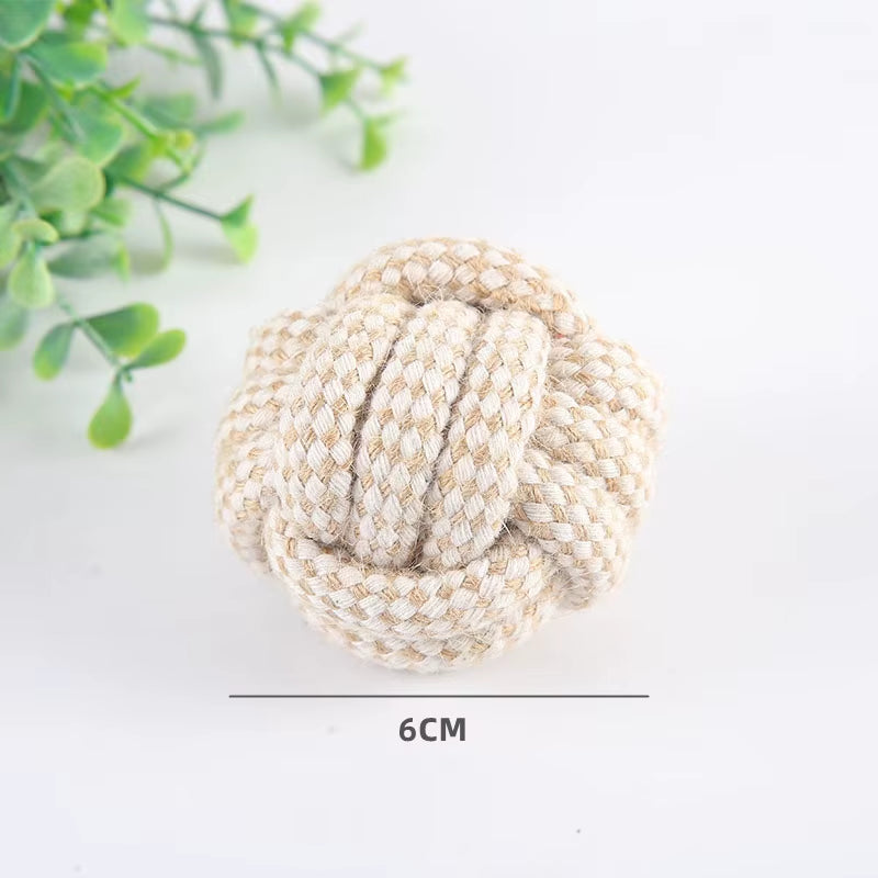 Cat Dog Knot Toy Cleaning Teeth Grinding Teeth Interest Interactive Wear Resistant Knot Toy Play Entertainment Pet Supplies