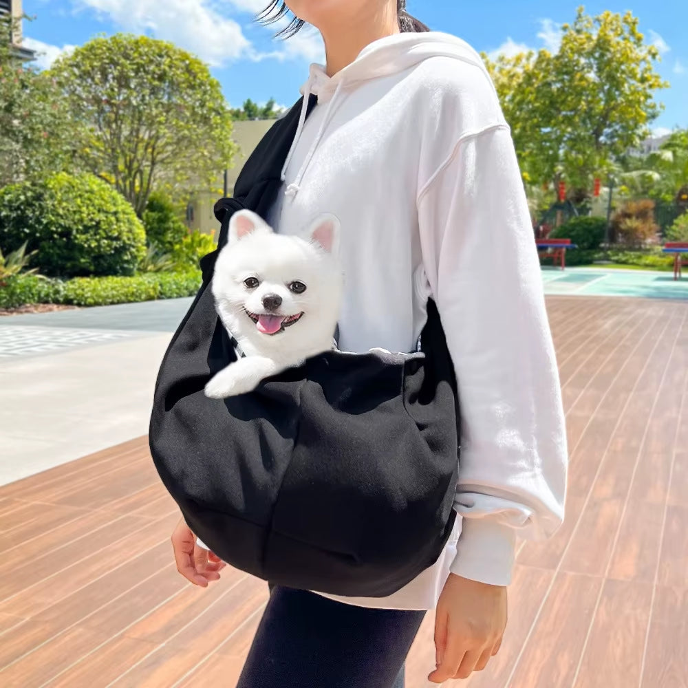 Outdoor Pet Carrier Bag Portable Shoulder Bag Cat Walking Bag Travel Transport Bag for Small Dogs Cats within 7.5Kg Pet Supplies