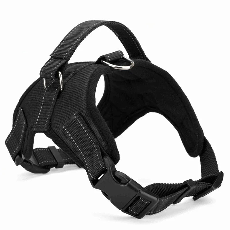Quick-Release Nylon Dog Harness - Breathable Mesh Puppy Training Vest - Adjustable Reflective Outdoor Harness for Small and Medium Dogs
