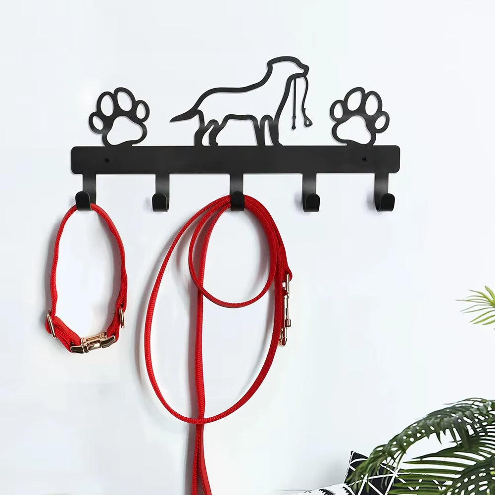 Metal Paw Pet Dog Hanger
