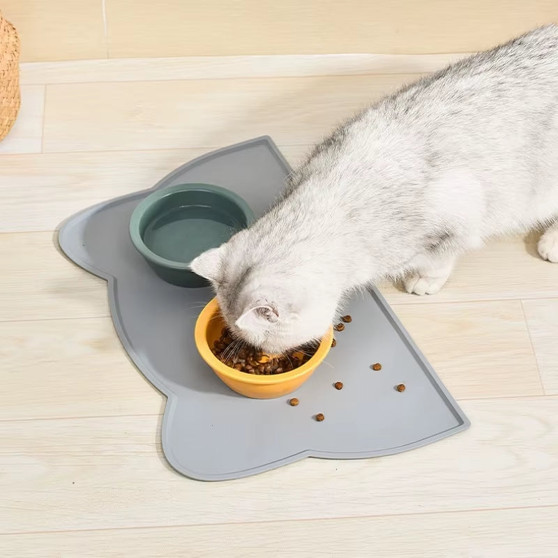 Silicone Pet Feeding Bowl Food Mat Non-Stick Waterproof