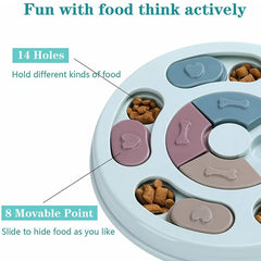Pawzation Brain-Game Puzzle Feeder – Interactive Slow Feeding Toy
