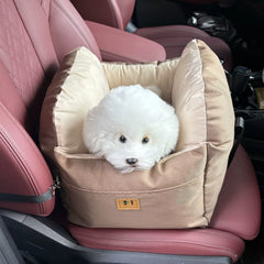 With Safety Belt Dog Car Seat Pet Ooster Nest Cushion Dogs Cats Sofa Bedding Travel Mattress Four Season Universal