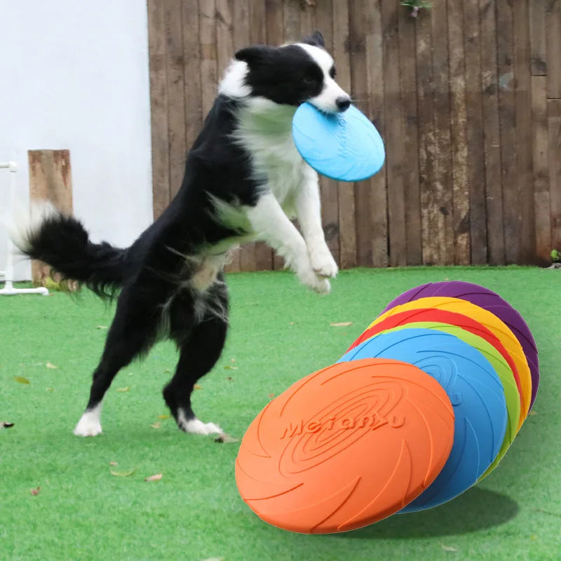 Bite Resistant Flying Disc Toy for Dogs - Interactive Toy