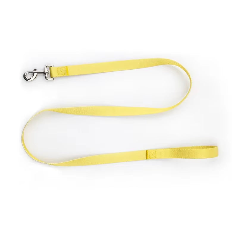 Nylon Adjustable Dog Collar & Lead Set - Multicolor Designs