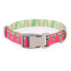 Creative Nylon Dog’S Neck Collar Printing Adjustable Unisex Accessories for Kitten Walking Exercise Durable Pet Puppy Necklace