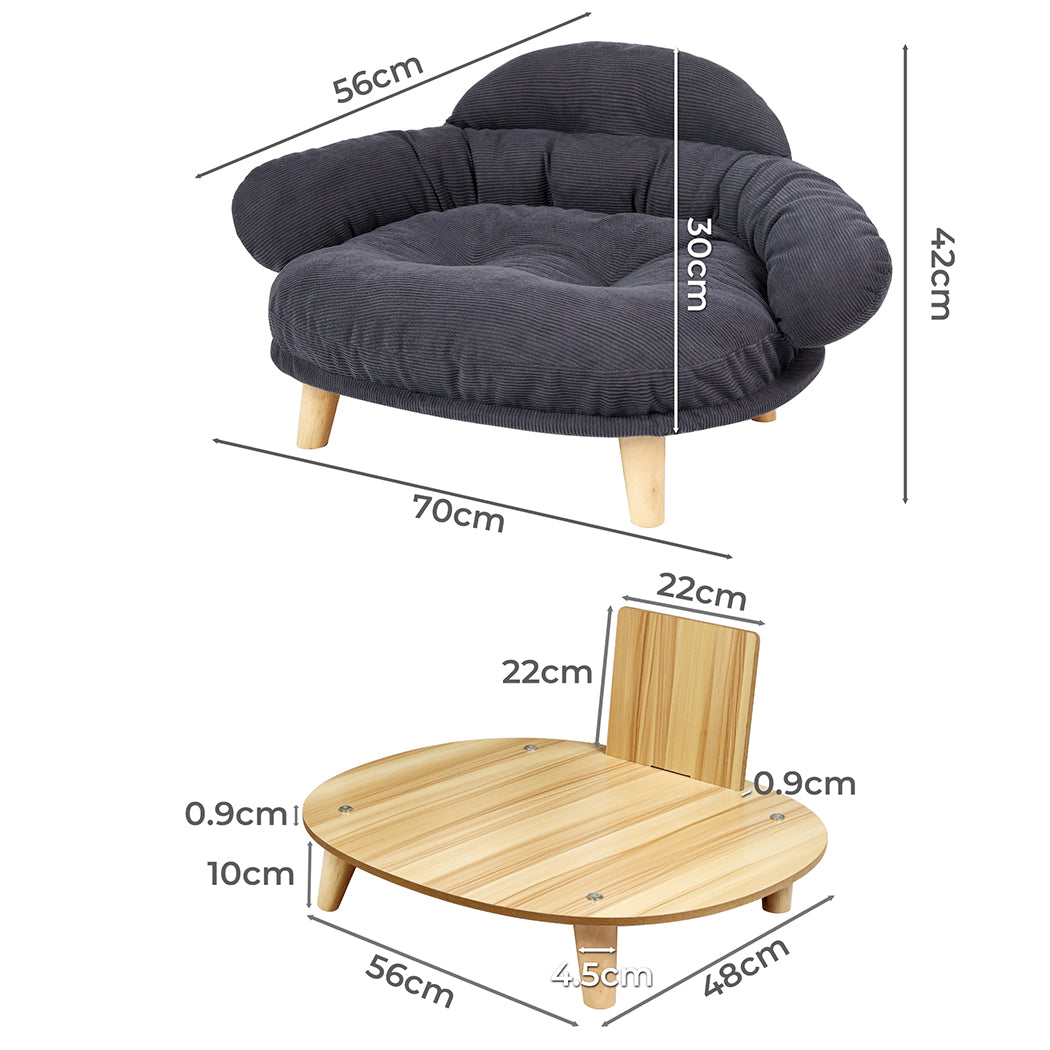 Elevated Pet Dog Cat Bed Sofa Bed Couch