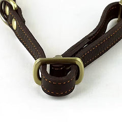 Genuine Leather Dog Collar Quality Handmade Strong Comfortable Metal Buckle Pet Collar for Small Medium Large Dogs