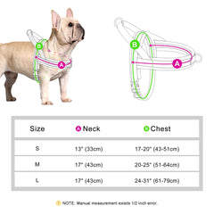 Nylon Dog Harness No Pull Strong Dog Harnesses Adjustable Pet Walking Training Vest for Small Medium Large Dogs Pitbull Bulldog