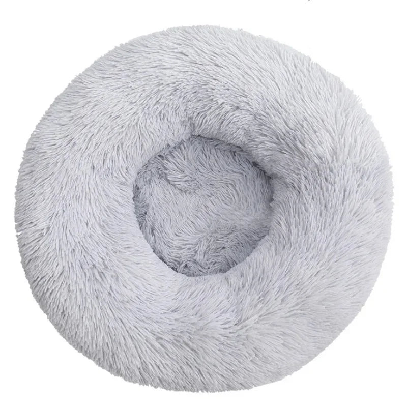Cats Plush Bed Round - For Soft And Warm Sleep