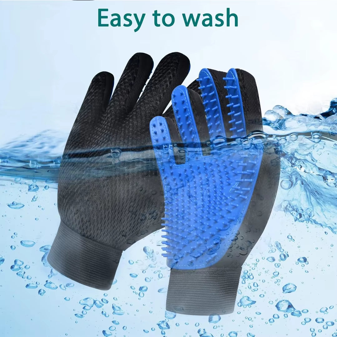 Pet Cat Grooming Gloves Cats Hair Brush and Comb Gloves to Bathe Dogs Cleaning Hair Removal for Dog Animal Use Accessoies