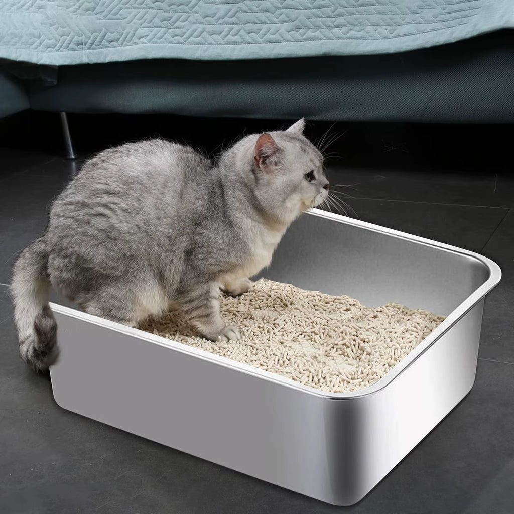 Stainless Steel Cat Litter Box