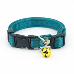Cat Collar,Cotton Breakaway with Bell,Safety Buckle Wedding Cat Collar for Girl Boy Cats and Small Dogs,Adjustable Pet Supplies